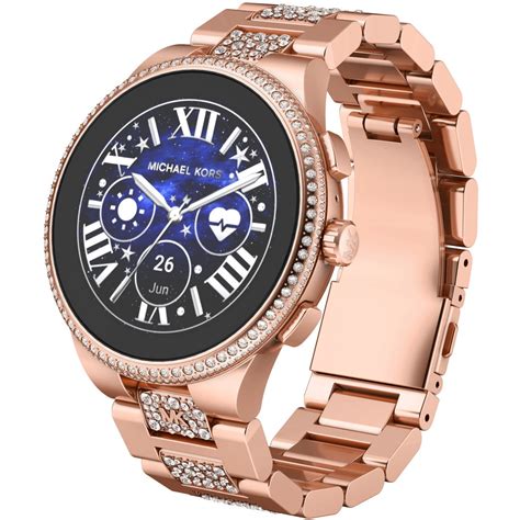 michael kors dames horloge rose|michael kors horloge dames smartwatch.